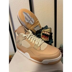Nike Air Size 10.5 Jordan 4 Retro Shimmer Women DS New DJ0675-200